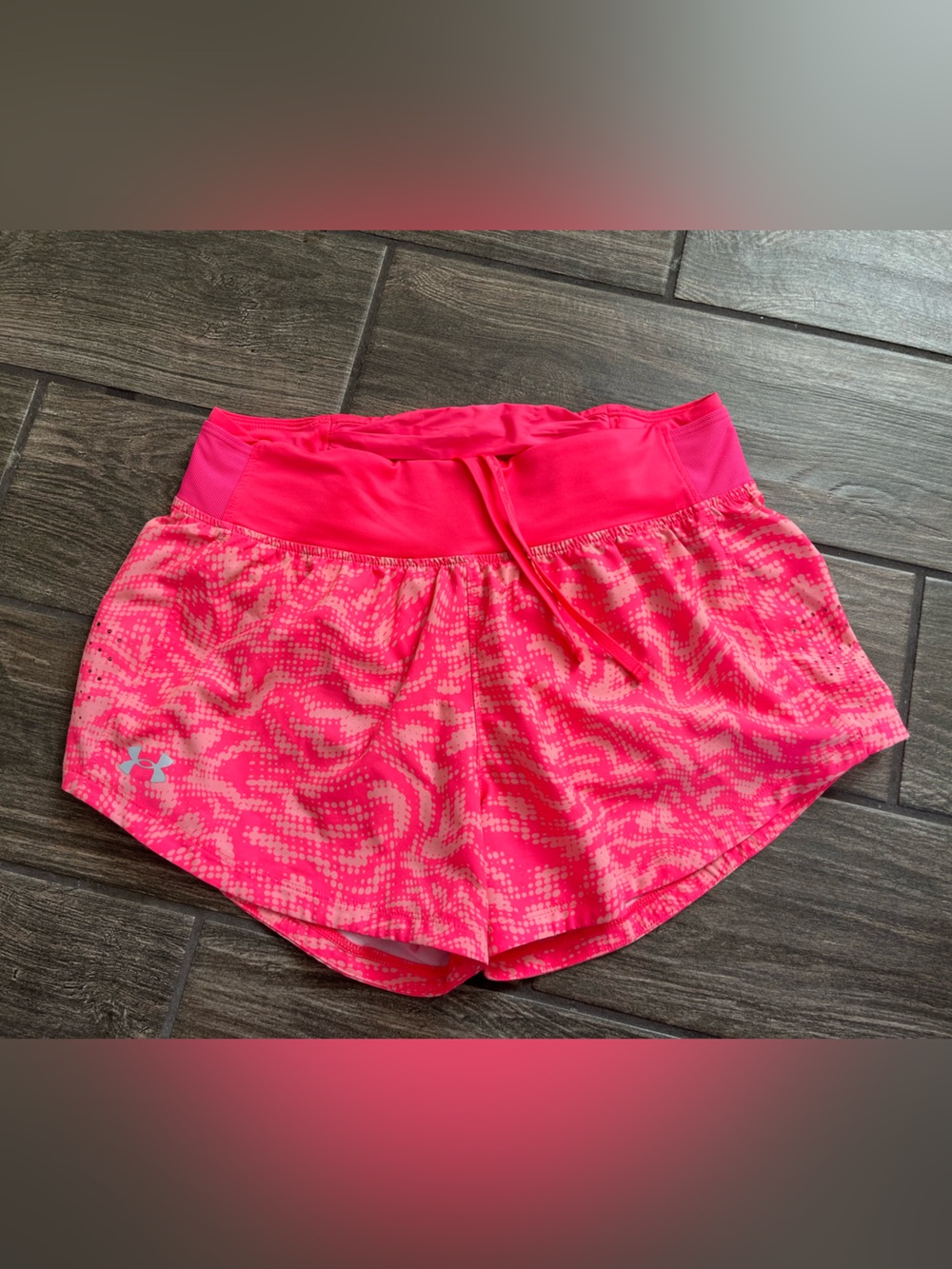UNDER ARMOUR Hot Pink Running Shorts